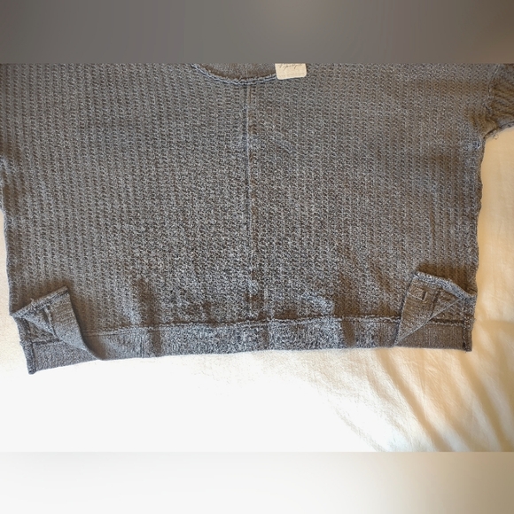 Free People Magic Thermal Top - Faded Black - XL - NWT - Picture 11 of 14